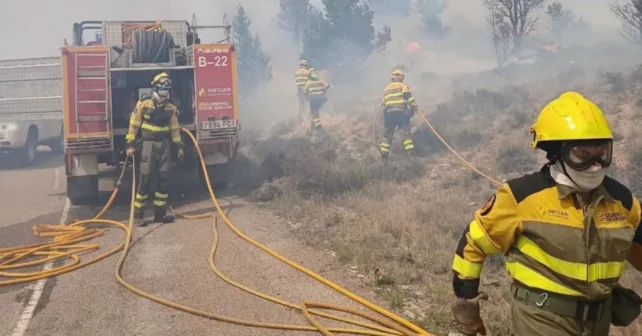 Corbalán Teruel incendio forestal