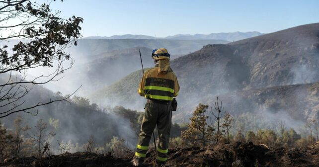 Incendio forestal Brañuelas estabilizado