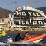 Le 28 de Greenpeace: déclaré non coupable d'avoir causé des dommages à l'hôtel El Algarrobico