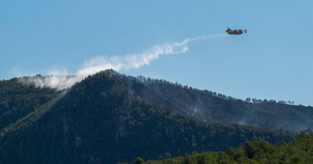 Incendios forestales Porrera Cabacés controlados