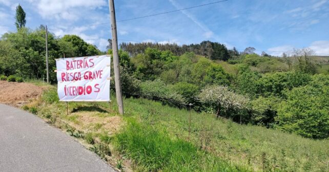 Asturias impacto ambiental parque de baterías Santiago de Ambiedes Gozón