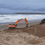 L'absurdité du dégagement des dunes du monument d'Espartal à Castrillón (Asturies)